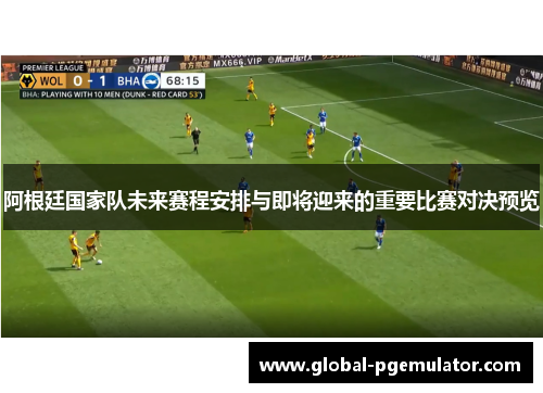 阿根廷国家队未来赛程安排与即将迎来的重要比赛对决预览